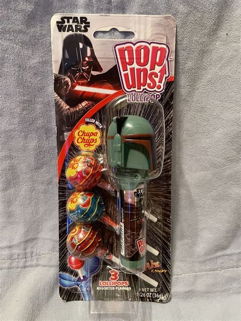 Buy NEW COLLECTIBLE Candy Pop Ups! Lollipop Star Wars Mandalorian Chupa ...