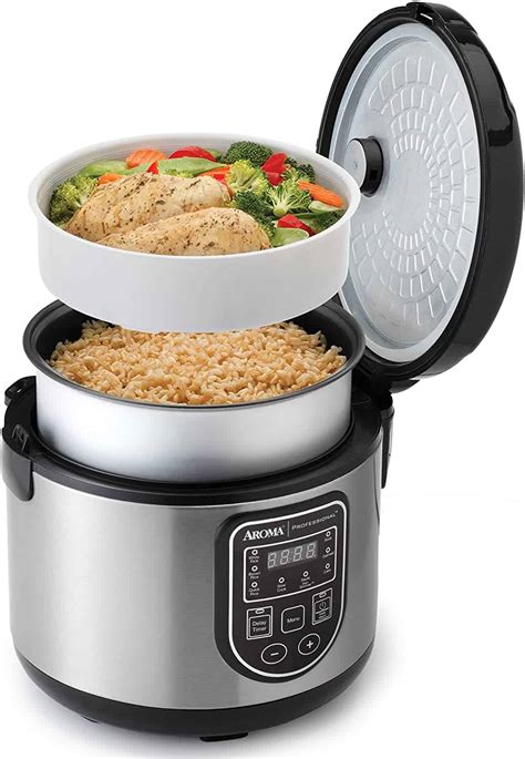 Aroma Professional 20-Cup Rice Cooker and Slow Cooker ARC-980SB Review ...