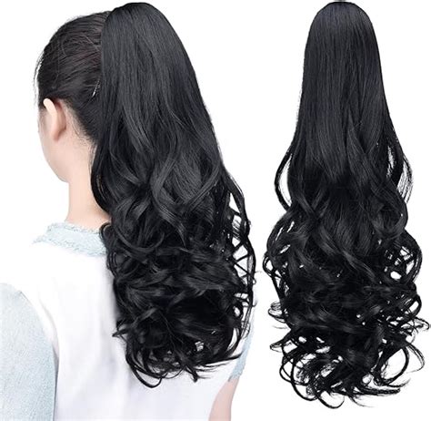 Pema Hair Extensions And Wigs Synthetic Fiber Clutcher Ponytail for ...