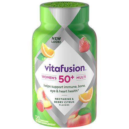 Vitafusion Women's Multi Vitamin 50+ Nectarine & Berry Citrus | Walgreens