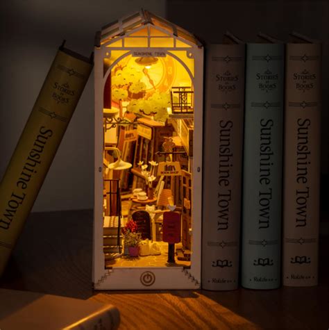 DIY Book Nook Miniatures Shelf Insert Bookend Dollhouse Model - Etsy