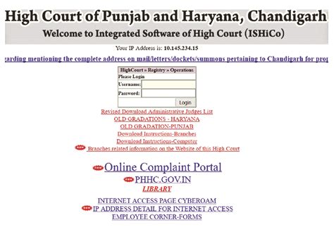 Integrated Software for High Court (ISHiCo) : A comprehensive Case ...