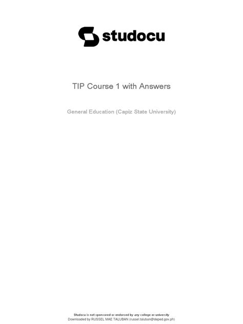Image result for Tip Answer Key Module 1