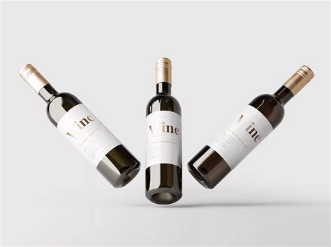 Wine Bottle Mockup PSD Set (11 Scenes)