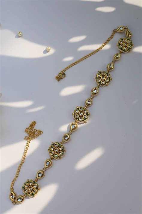 Kalki Kundan Head Band – Paisley Pop Shop