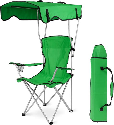 Amazon.com : iMounTEK Camp Chair Foldable Canopy Camp Chair with Shade ...