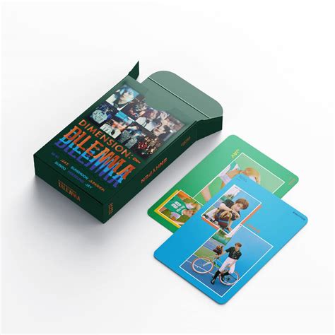 ENHYPEN LOMO Card 55Pcs ENHYPEN Poster DIMENSION:DILEMMA Album Card ...