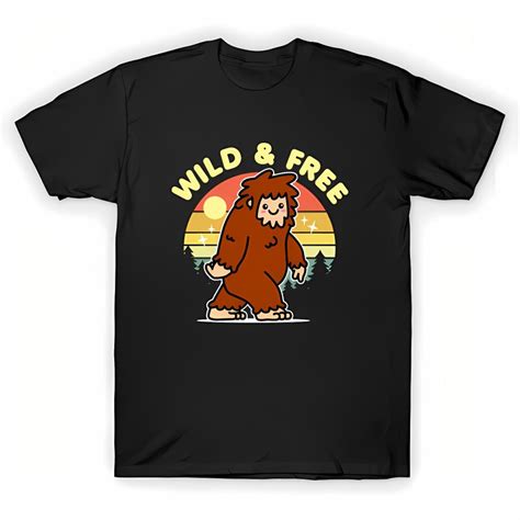 Kawaii Bigfoot T-Shirts: The Cutest Way to Show Your Love for the Outdoors