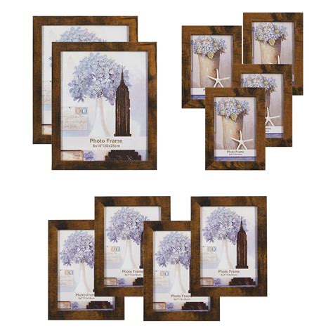 SONGMICS Picture Frames, Set of 10, Two 8 x 10 Inch, Four 5 x 7 Inch ...