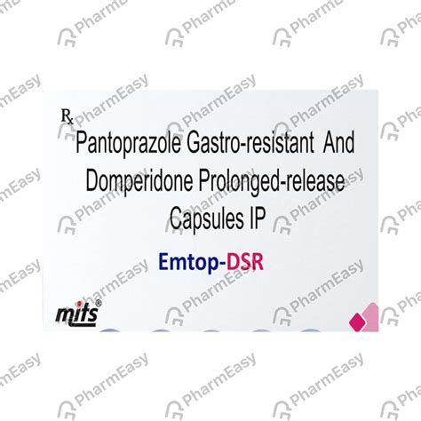 Emtop Dsr Capsule (10): Uses, Side Effects, Price & Dosage | PharmEasy