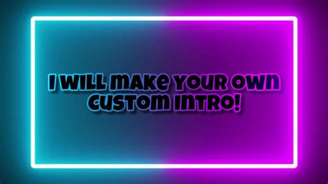 How to Create Your Own Intro 的图像结果