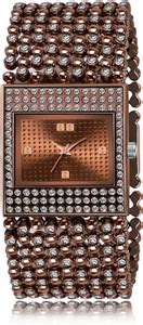 LOREM Diamond Studed Analog Watch - For Women - Buy LOREM Diamond ...