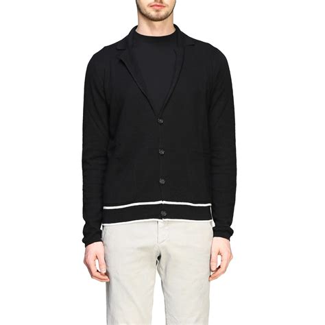 Paolo Pecoraアウトレット：カーディガン メンズ - ブラック | GIGLIO.COMオンラインのPaolo Pecora ...