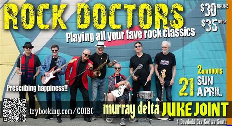 THE ROCK DOCTORS OPERATE FROM THE JUKE JOINT, 4 Dowdodd Cres, Goolwa SA ...