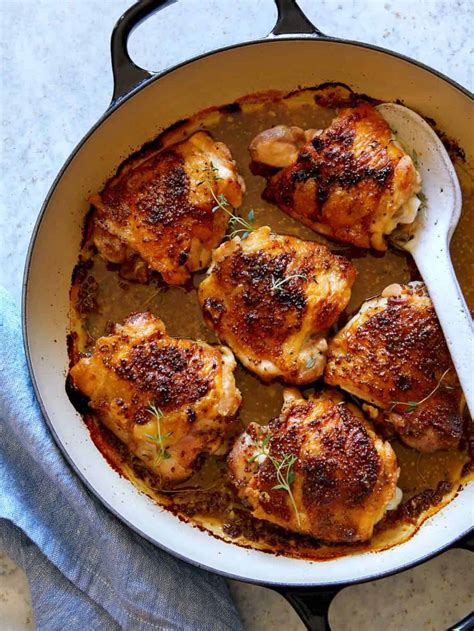 OVEN BAKED CHICKEN THIGHS