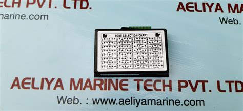 Federal signal utm universal tone module – Aeliya Marine