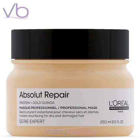 L'OREAL PROFESSIONNEL Absolut Repair Hair Mask, 8.5FL OZ - Intensive ...
