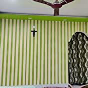 Wolpin Wall Stickers DIY Wallpaper (45 x 500 cm) Vertical Stripes ...