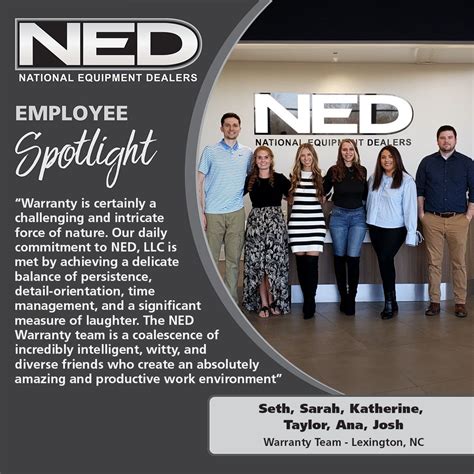 NATIONAL EQUIPMENT DEALERS, LLC on LinkedIn: #employeespotlight # ...
