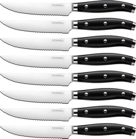 Amazon.com: Elemake Steak Knife Set - Steak Knife with Wooden Handle ...