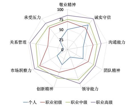 职业生涯规划3.5 胜任力雷达图 - 老邹的日志中人网