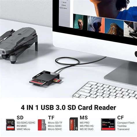 Ugreen 4 in 1 USB 3.0 All-in-One Card Reader – Ugreen India