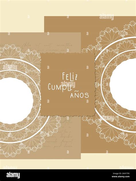 Feliz Cumpleanos Happy Birthday, written in spanish language, postcard ...