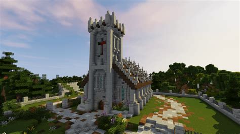 Image result for Minecraft Medieval Building Tutorial Church