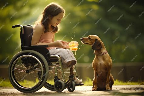 Premium AI Image | Capturing the Bond Empathetic Young Girl Nurtures ...