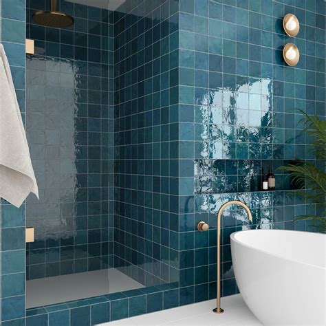 Zellige Marina Ceramic Tile | Floor and Decor