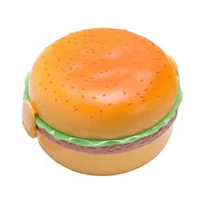 XML Lunch Box for Kids Burger Shape School Tiffin Box for Boys & Girls ...