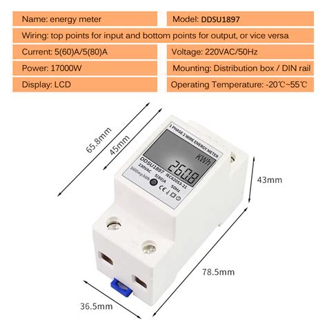 Digital 17000W Energy Voltage Current Power Electric | Ubuy India