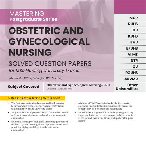 Mastering Postgraduate Series Obstetric And Gynecological Nursing ...