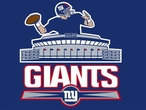 Download New York Giants Logo Stadium Wallpaper | Wallpapers.com