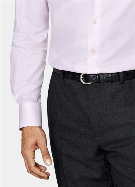 Pink Cutaway Collar Shirt in Egyptian Cotton | SUITSUPPLY | SUITSUPPLY ...