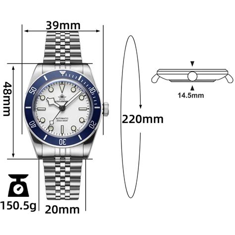 ADDIESDIVE 39mm BB58 Automatic Watch with Seiko NH-35 AD2043 – DREAM ...