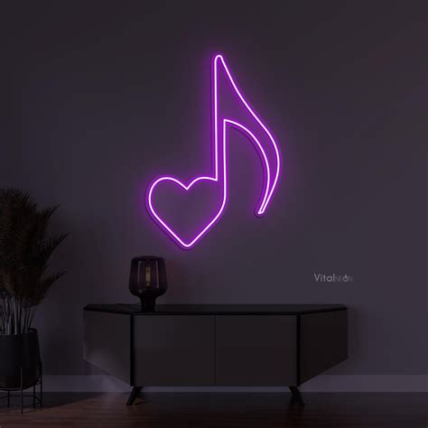 Music Note Neon Sign 的图像结果