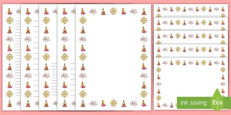 Vesak Page Border Pack