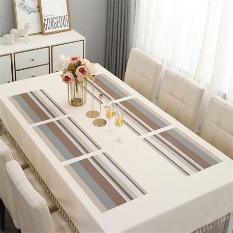 Multicolour PVC Dining Mats | Set of 4 & 6 | HOKIPO – HOKIPO | Har Ghar ...