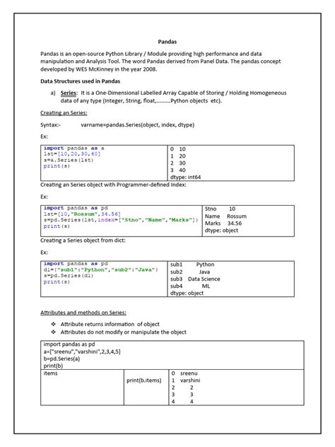 Image result for Python Pandas and PDF