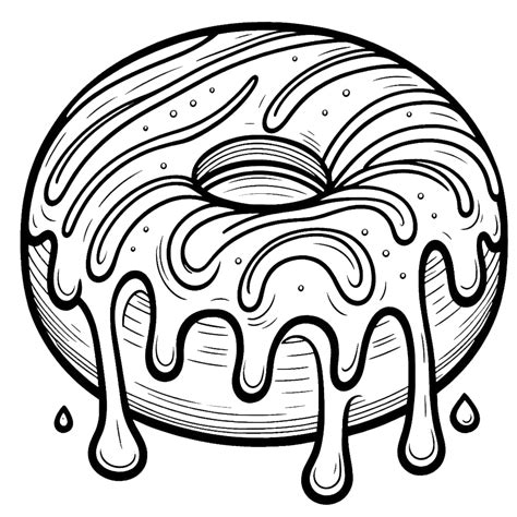 45 Coloring Donut PDF - Print Gourmet Donuts!