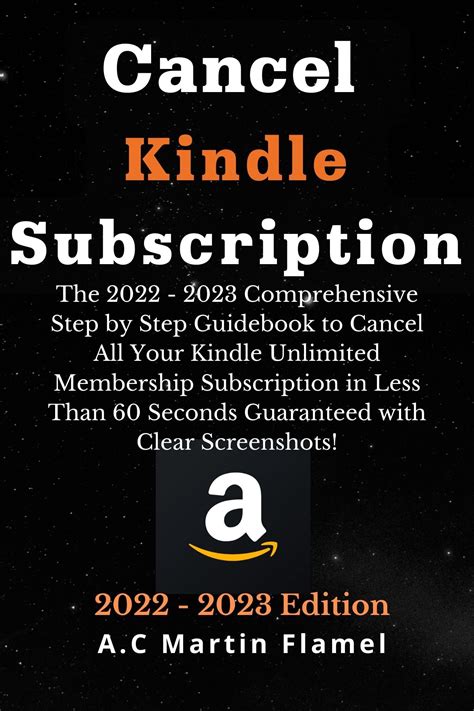 Cancel Kindle Subscription: The 2022 - 2023 Comprehensive Step by Step ...