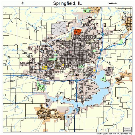 Image result for Springfield IL City Limits Map