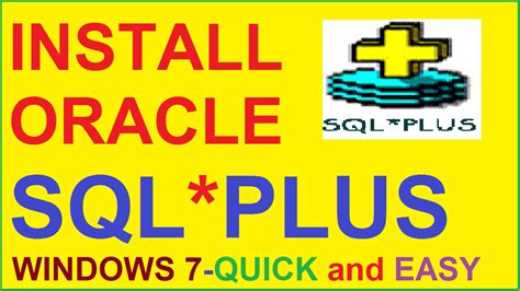 Oracle SQL Tutorial | How to Install Oracle 10g database (SQL* PLUS) in windows 7-Step by Step