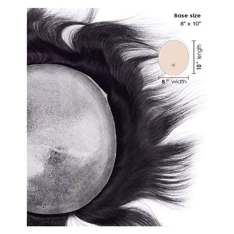 Buy Lordhair Toupee for Men 0.08mm Human Hair Thin Skin Flat Injected ...