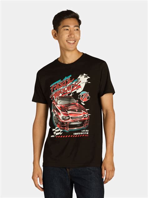 Fast and Furious Men's and Big Men's Graphic Tee Shirt, Sizes S-3XL ...
