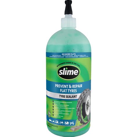 Slime 10031 Flat Tyre Puncture Repair Sealant, Prevent and Repair, Non ...