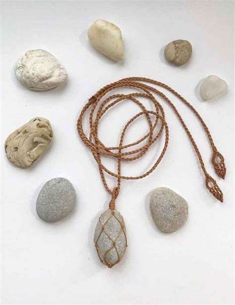 Image result for Macrame Stone Wrapping Tutorial