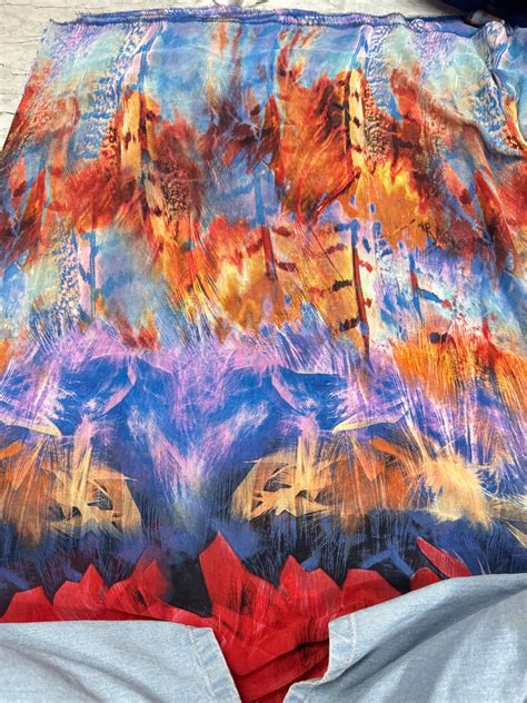 Buy Viscose Georgette Euphoria 2.0 Printed Fabrics – MAF