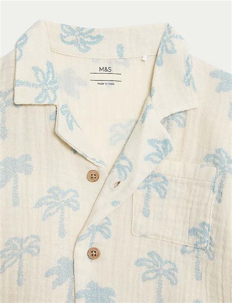 Buy 2pc Pure Cotton Palm Tree Top & Bottom Outfit (0 Mths - 6 Yrs) at ...